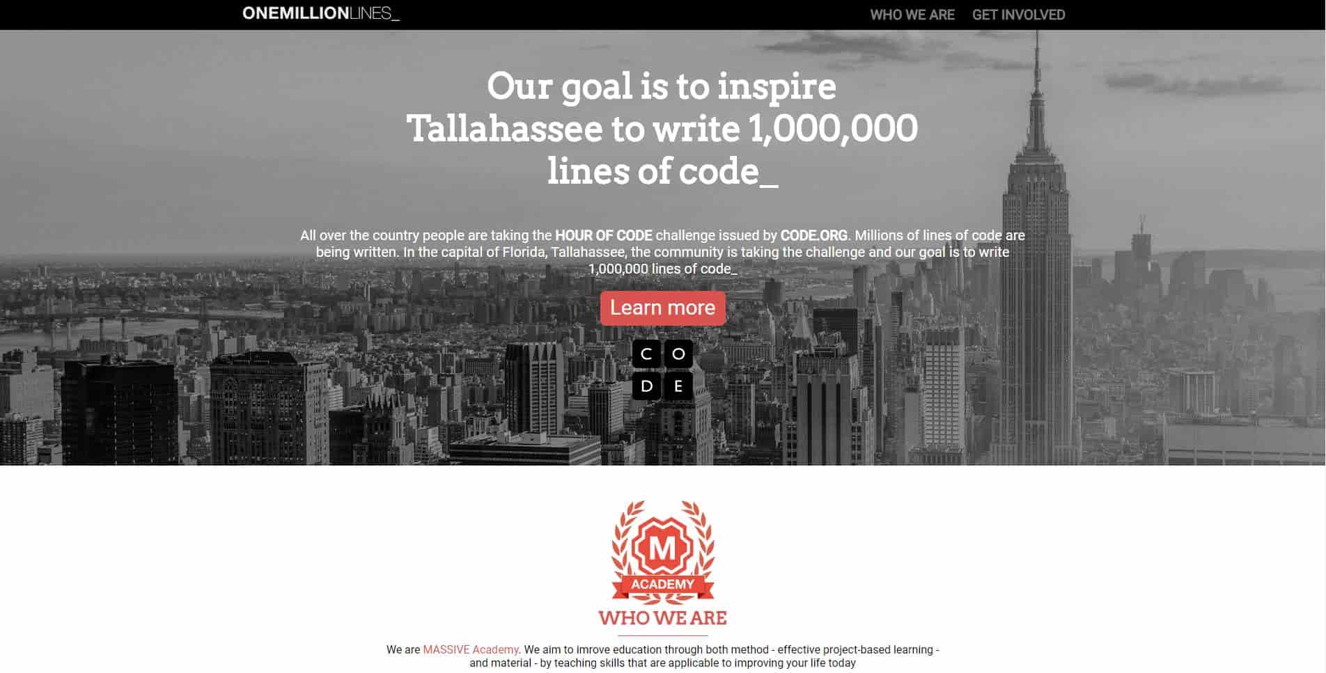 screenshot oneMillion
